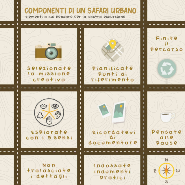 ♟Come pianificare il tuo piccolo safari urbano?
Qui un piccolo promemoria di elementi da considerare quando vuoi prepararne uno! 
#letsgoanddointerestingthings ✨

.
#kimberlymckean #sidewalksafari #avventurierocreativo #creativewanderer #girlspodcasters  #podcastitaliani #comingsoon #safariurbano  #sidewalksafaripodcast