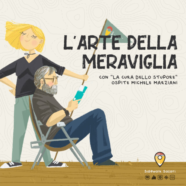 Benritrovati Esploratori!
🎉 Finalmente ritorno alle mie attività preferite e condivido con voi una nuova puntata del #podcast #SidewalkSafari! 
Ecco cosa tratta l'episodio n.7✨L'arte della meraviglia✨
👉🏻 con il supporto del libro: La cura dello stupore edito da @ediciclo 
Lo “straordinario nell’ordinario” è uno dei concetti fondamentali per praticare la #flânerie ma, che significato ha la #meraviglia oggi? Per poter essere sensibili alla bellezza del quotidiano occorre coltivare e curare il nostro #stupore. Riflettiamoci insieme con @micmarziani .
.
#lacuradellostupore #ilsuonodellasolitudine #sidewalksafaripodcast #kimberlymckean #michelemarziani #edicicloeditore #esplorazioneurbana #turismocreativo #straordinario #giochidiesplorazione #hicetnunc #podcastditurismo #turismolento #podcastitalia